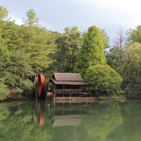 photo of HCC mill pond and mill house